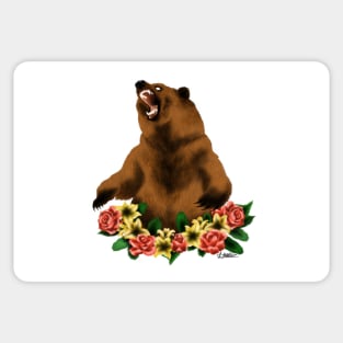 WILD GRIZZLY Sticker